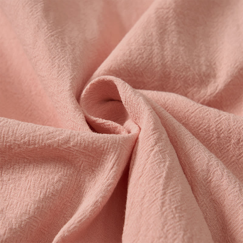 Buddha Stones Summer Pure Color Crew Collar Button Women's Vest Waistcoat - image 11