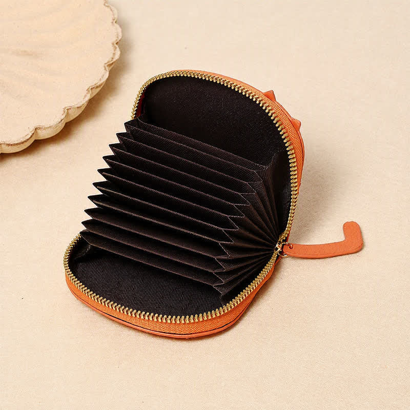 Buddha Stones PU Leather Cat Ear Embroidery Compact Purse - image 7