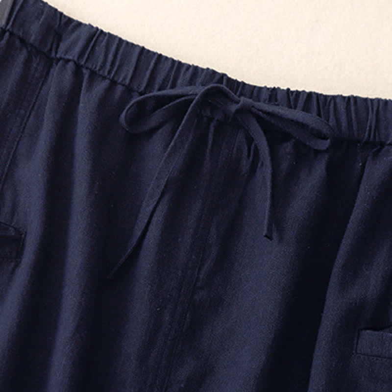 Buddha Stones Drawstring A-line Elastic Waist Women's Skirt - image 1