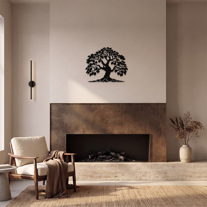 Buddha Stones Metal Tree of Life Unity Silhouette Iron Metal Meaningful Symbols Wall Arts - image 11