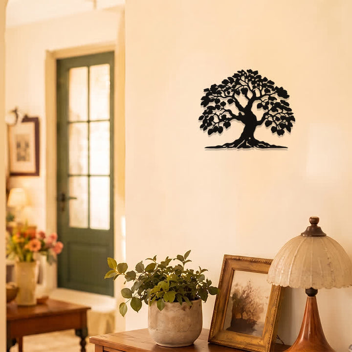 Buddha Stones Metal Tree of Life Unity Silhouette Iron Metal Meaningful Symbols Wall Arts - image 7