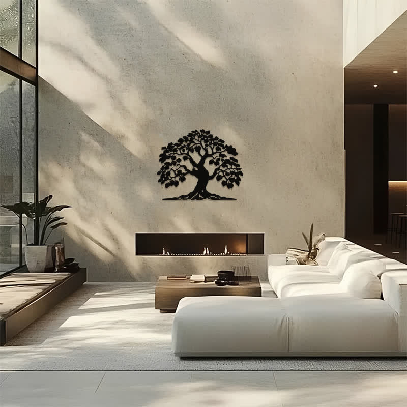 Buddha Stones Metal Tree of Life Unity Silhouette Iron Metal Meaningful Symbols Wall Arts - image 13