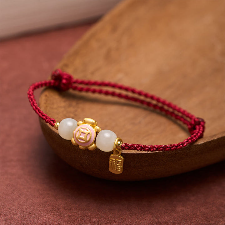 Buddha Stones Turtle Red String Hand-Woven Strength Bracelet - image 11