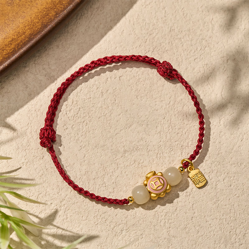 Buddha Stones Turtle Red String Hand-Woven Strength Bracelet - image 12