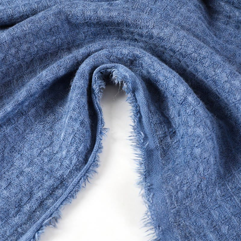 Buddha Stones Fall Winter Textured Tassel Cozy Wrap Scarves - image 4