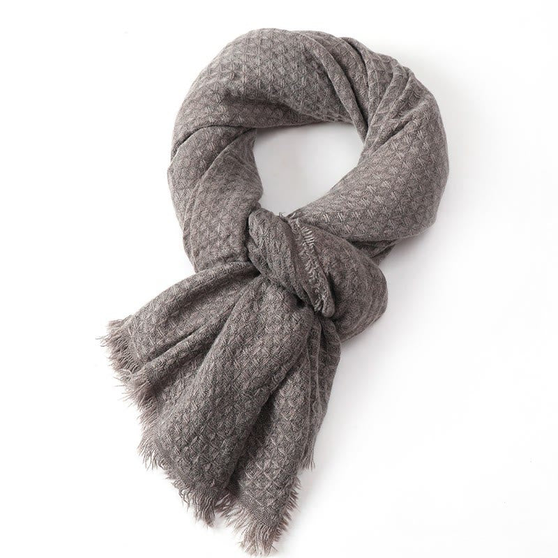 Buddha Stones Fall Winter Textured Tassel Cozy Wrap Scarves - image 11