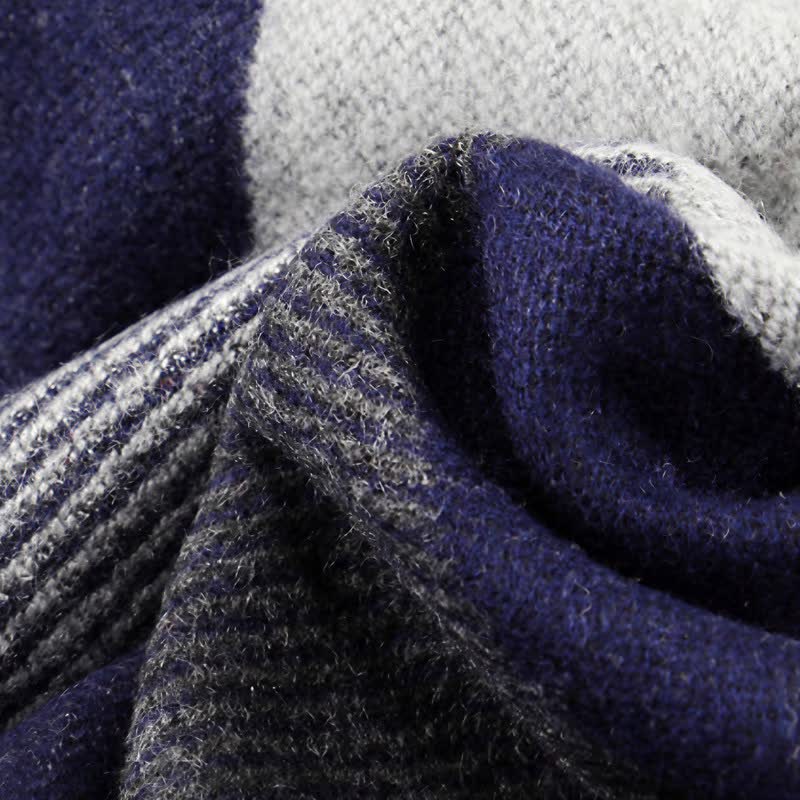 Buddha Stones Fall Winter Classic Plaid Tassel Cozy Rectangular Scarves - image 2