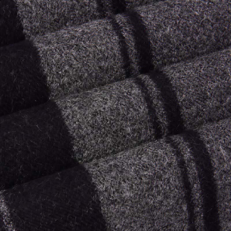 Buddha Stones Fall Winter Classic Check Pattern Soft Knit Commuter Scarves - image 2