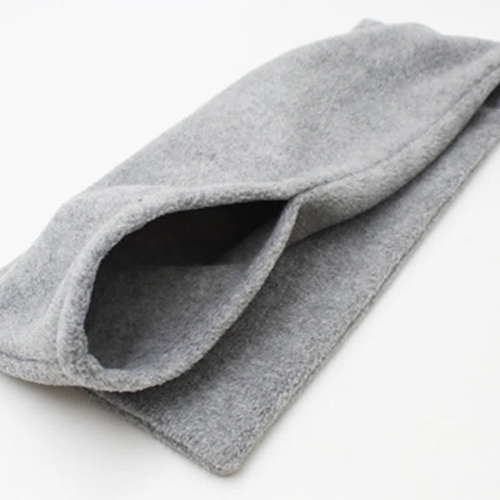 Buddha Stones Fall Winter Plush Cross Front Neck Warmer Minimalist Men's Scarf - image 18
