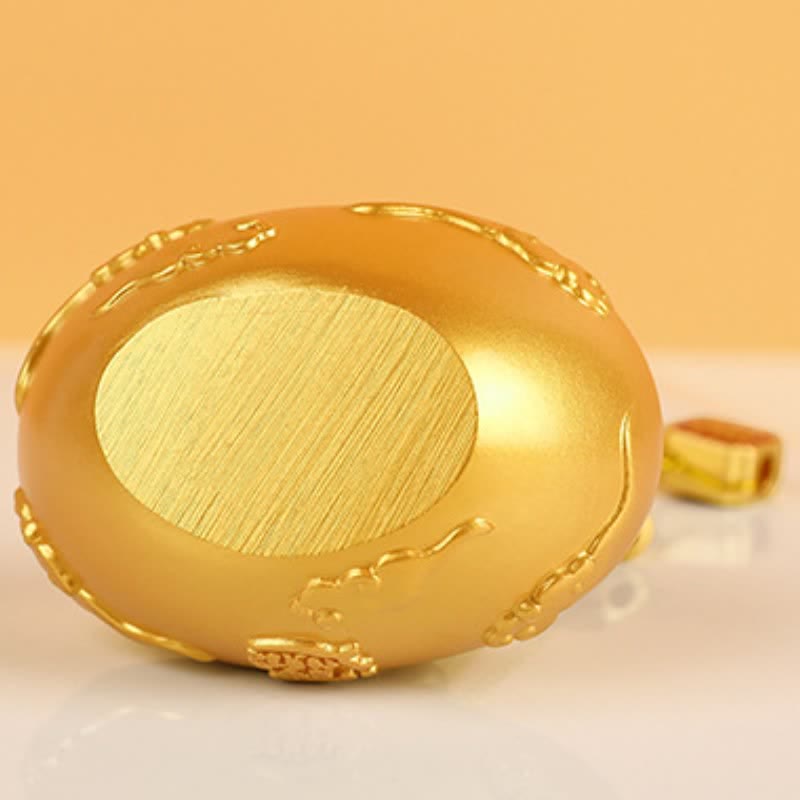Buddha Stones Golden Ingot Treasure Bowl Good Fortune Tabletop Wealth & Fortune Symbols - image 11