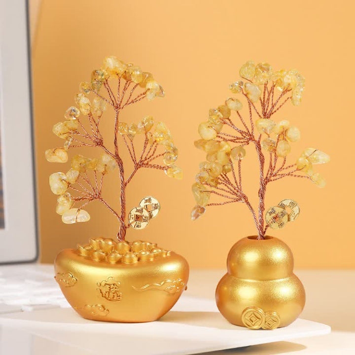 Buddha Stones Golden Ingot Treasure Bowl Good Fortune Tabletop Wealth & Fortune Symbols - image 3