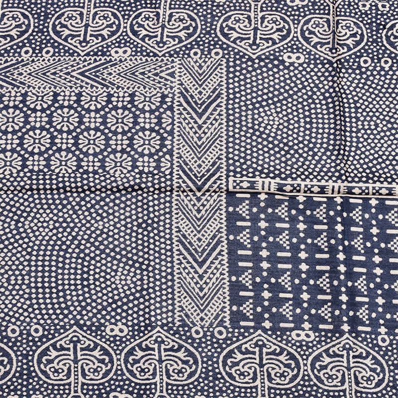 Buddha Stones Fall Winter Geometric Paisley Tassel Reversible Cozy Scarf - image 6