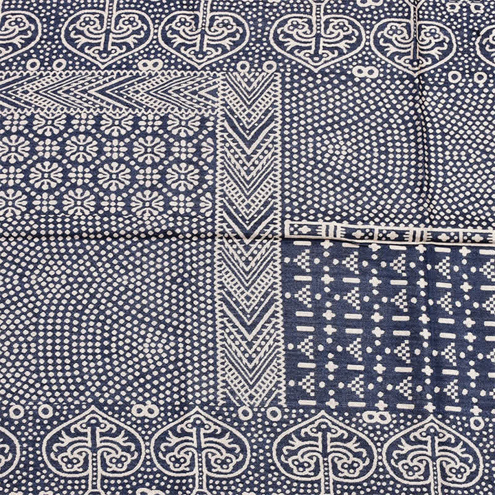 Buddha Stones Fall Winter Geometric Paisley Tassel Reversible Cozy Scarf - image 6