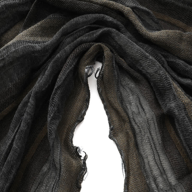 Buddha Stones Spring Fall Relaxed Gauzy Striped Travel Ready Men's Scarf - image 4