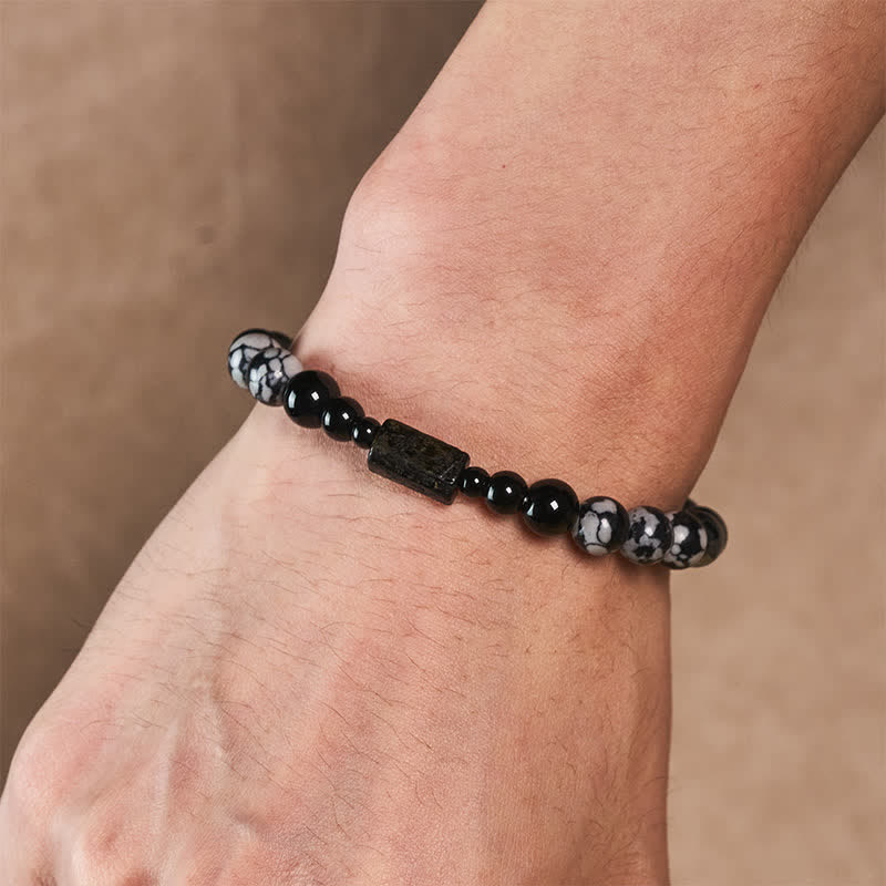 Buddha Stones Tiger Eye Hematite Focus Beads Bracelet - image 3