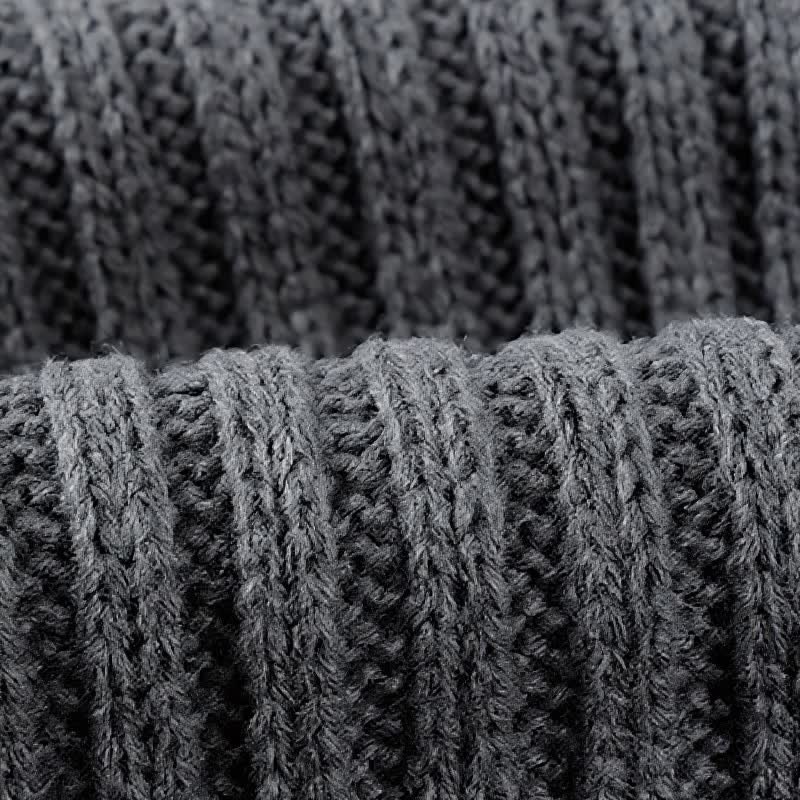 Buddha Stones Fall Winter Classic Long Ribbed Knit Men's Scarf - image 12