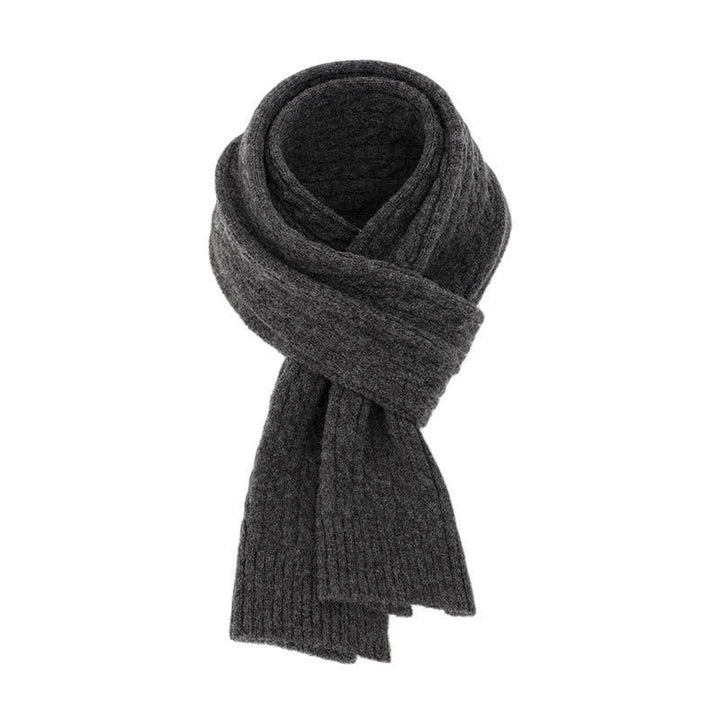 Buddha Stones Fall Winter Classic Cable Knit Cozy Men's Scarf - DimGray - image 18