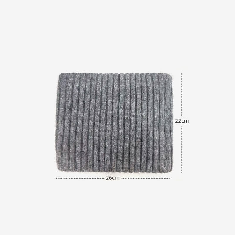 Buddha Stones Winter Ribbed Knit Fleece Lined Neck Gaiter Men's Scarf - image 3