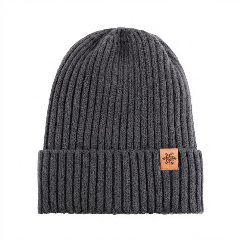 Buddha Stones 3Pcs Winter Ribbed Knit Matching Gift Set Men's Scarf Hat Gloves - image 7