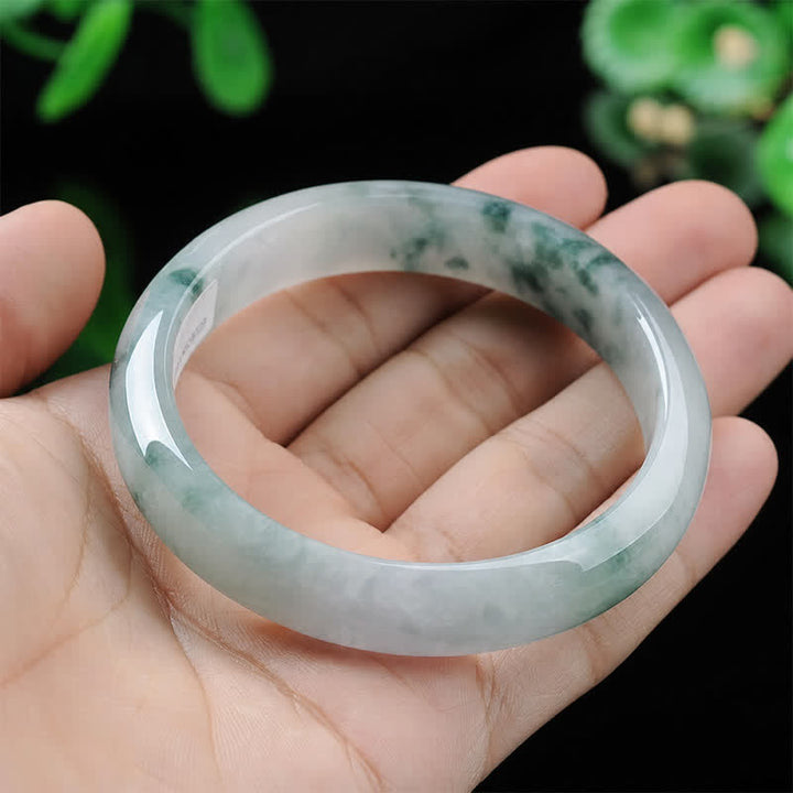 Jade Luck Blessing Prosperity Bracelet Bangle - image 2