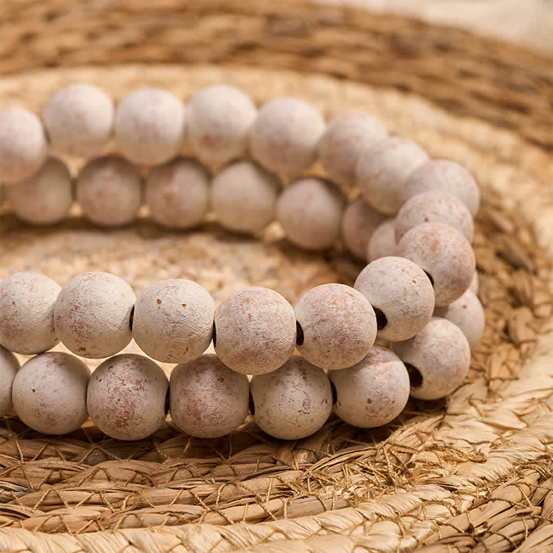 Buddha Stones Mottled Wood Texture Double Tassel Hanging Mindful Living Decor - image 7