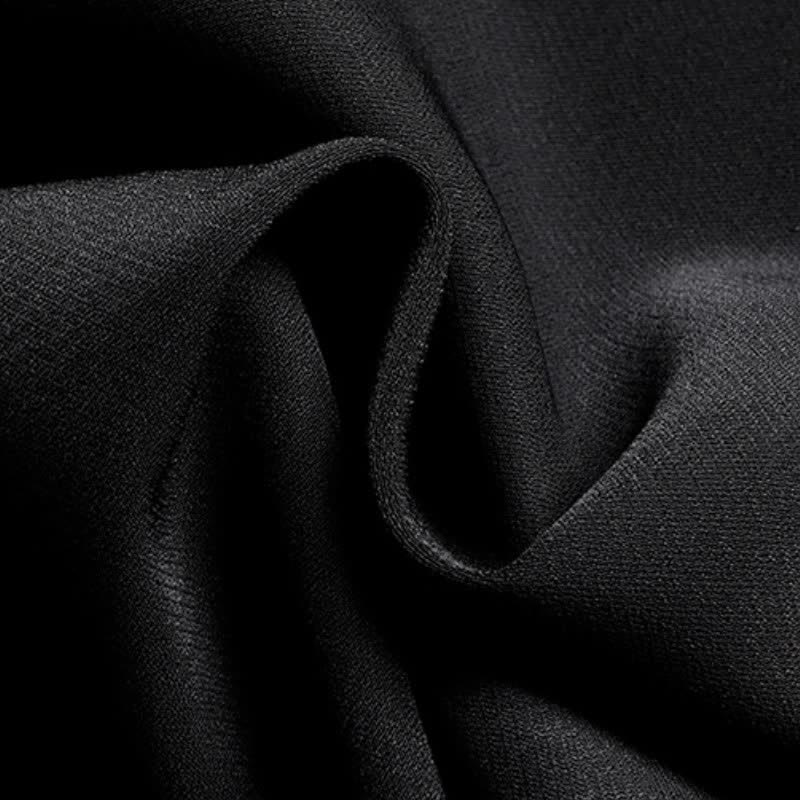 Buddha Stones 2Pcs Spring Fall Tang Style Classic Mandarin Collar Cloud Pattern Men's Meditation Cloth With Pockets - image 8