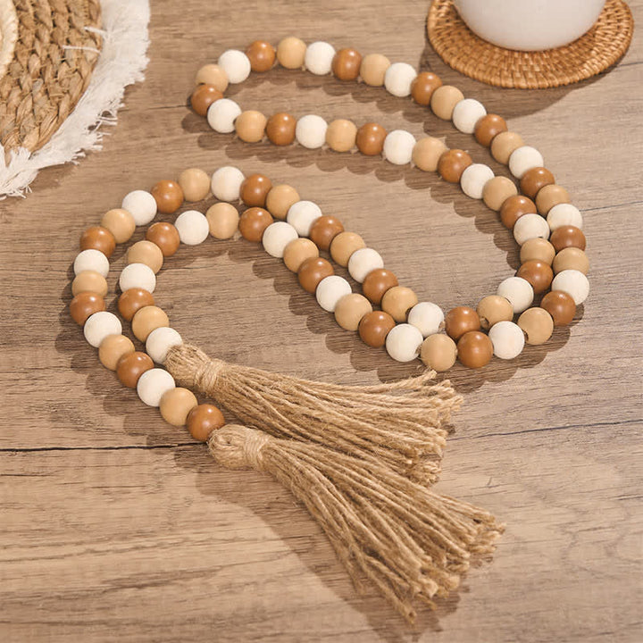 Buddha Stones Boho Country Beaded Tassel Accent Mindful Living Decor - image 15
