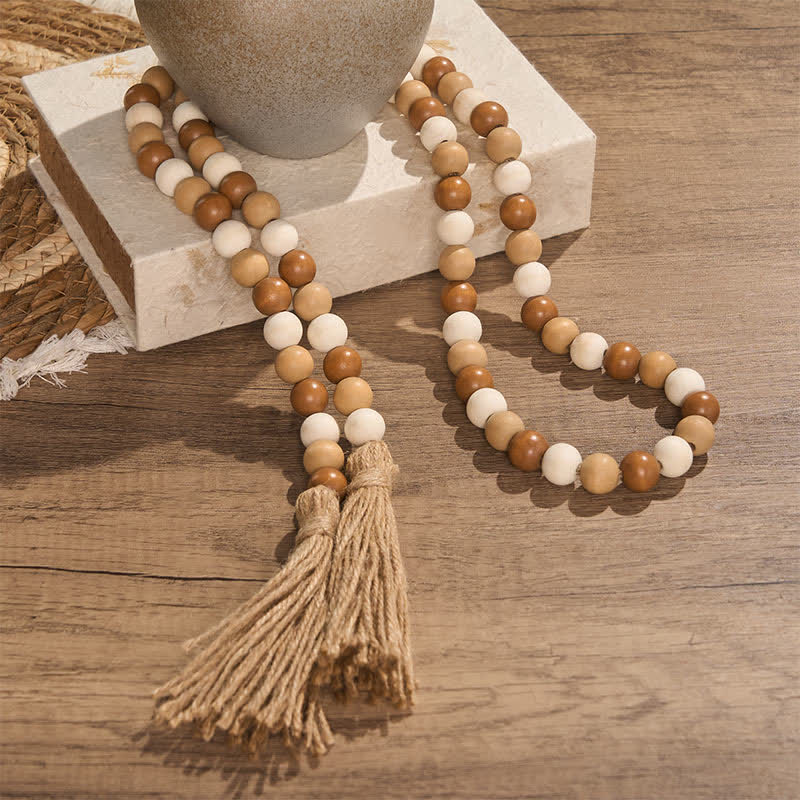 Buddha Stones Boho Country Beaded Tassel Accent Mindful Living Decor - image 17