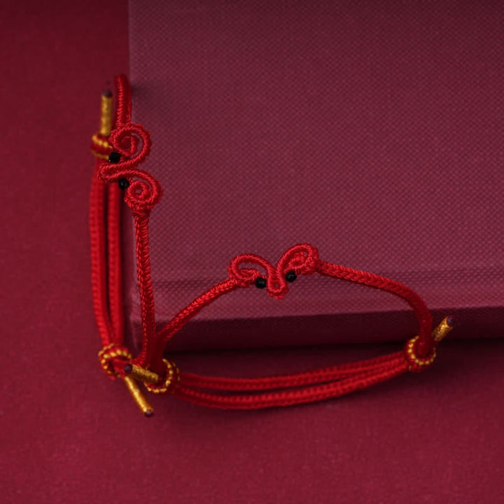 Buddha Stones Hand-Woven Red String Goat Luck Bracelet - image 4