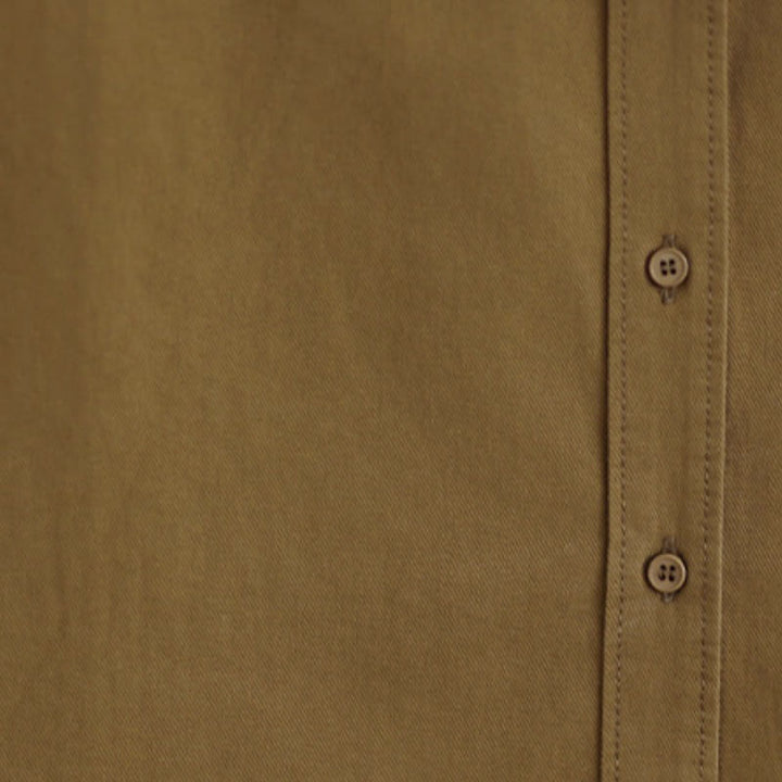 Buddha Stones Fall Casual Minimalist Button-Up Solid Cotton Women's Jacket With Pocket - image 7