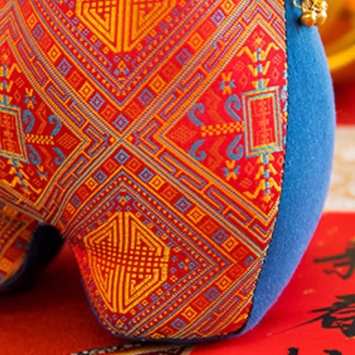 Buddha Stones Cotton Plush Lucky Chinese Zodiac Goat Cute Animal Decor - image 2