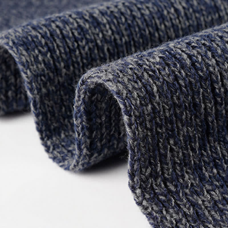 Buddha Stones Fall Winter Thick Knit Classic Commuter Men's Scarf - image 4