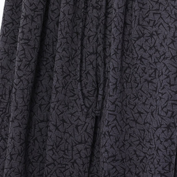 Buddha Stones Fall Winter Casual Minimalist Drawstring Abstract Long Pants Men's Harem Pants With Pockets - image 7