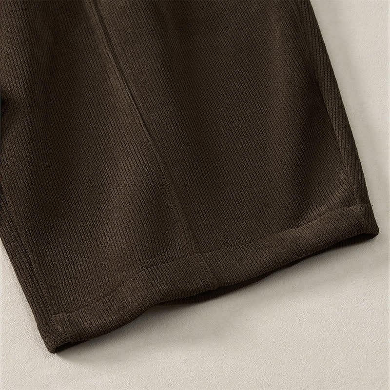 Buddha Stones Fall Winter Casual Minimalist Drawstring Solid Ankle Pants Women's Harem Pants With Pockets - image 6