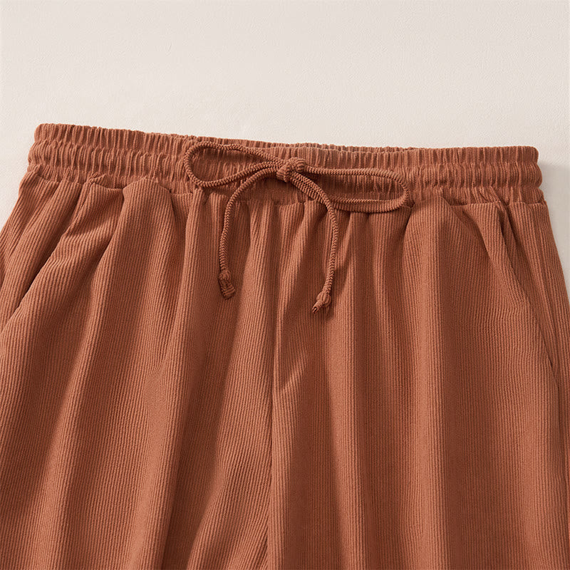 Buddha Stones Spring Casual Minimalist Drawstring Solid Ankle Pants Women's Harem Pants With Pockets - image 12