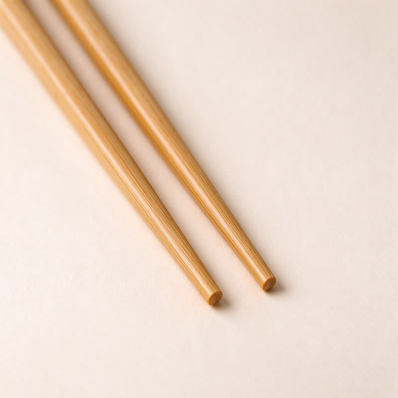 Buddha Stones Japanese Style Puppy Dog Cat Bamboo Wood Chopsticks - image 5