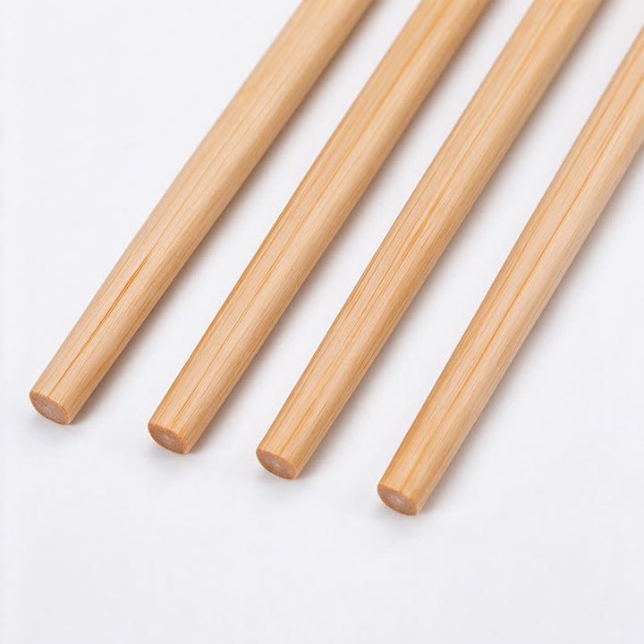Buddha Stones Japanese Style Puppy Dog Cat Bamboo Wood Chopsticks - image 30