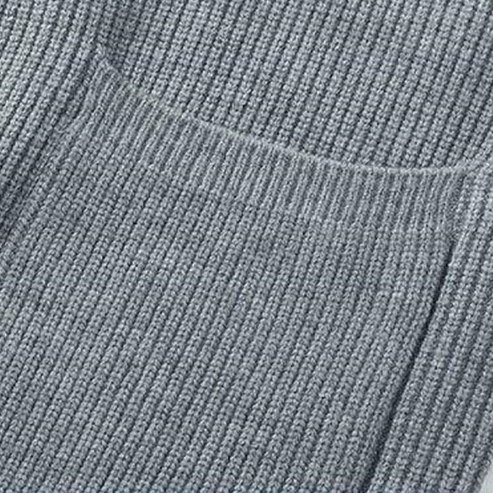 Buddha Stones Fall Winter Casual Button-Up Solid Knit Cardigan Men's Knitwear With Pockets - image 7