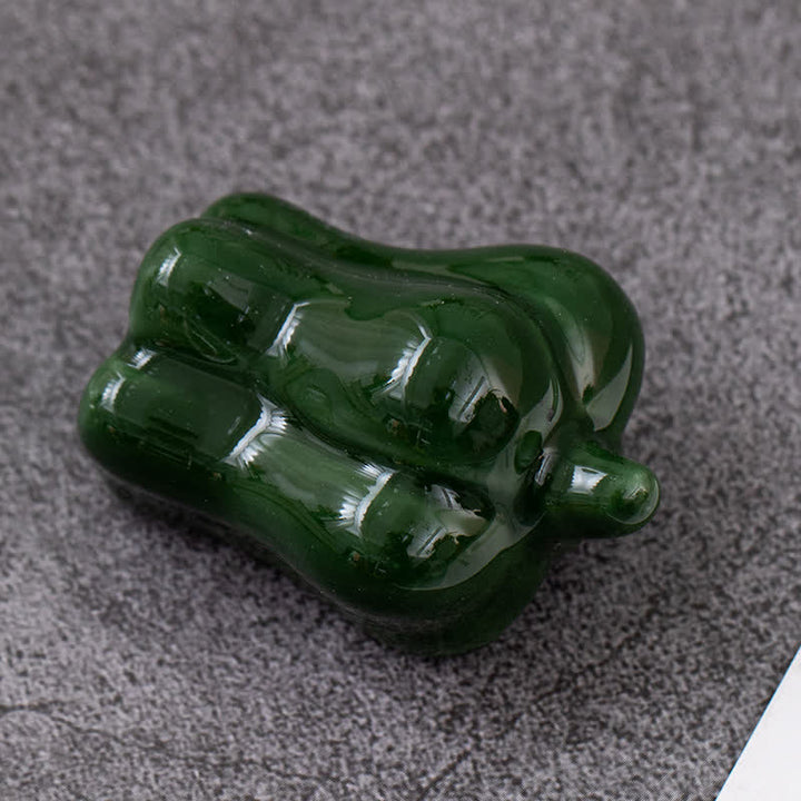 Buddha Stones Ceramic Vegetable Design Mini Tabletop Chopstick Holder - Green Bell Pepper Approx. 4.5 × 3.2 × 2.8 cm - Ceramic - image 35