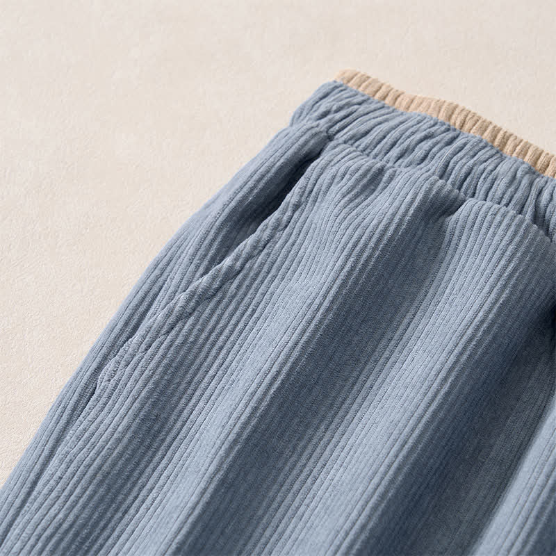 Buddha Stones Casual Solid Color Cotton Linen Drawstring Women's Pants With Pockets - image 9