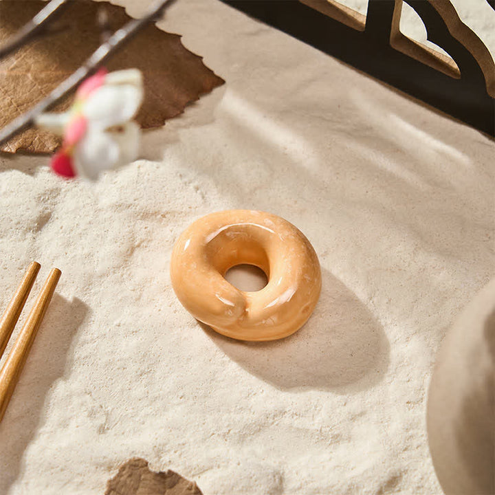 Buddha Stones Ceramic Food Style Mini Chopstick Holder - Doughnuts Approx. 3.5 × 3.1 × 1.25 cm - image 17