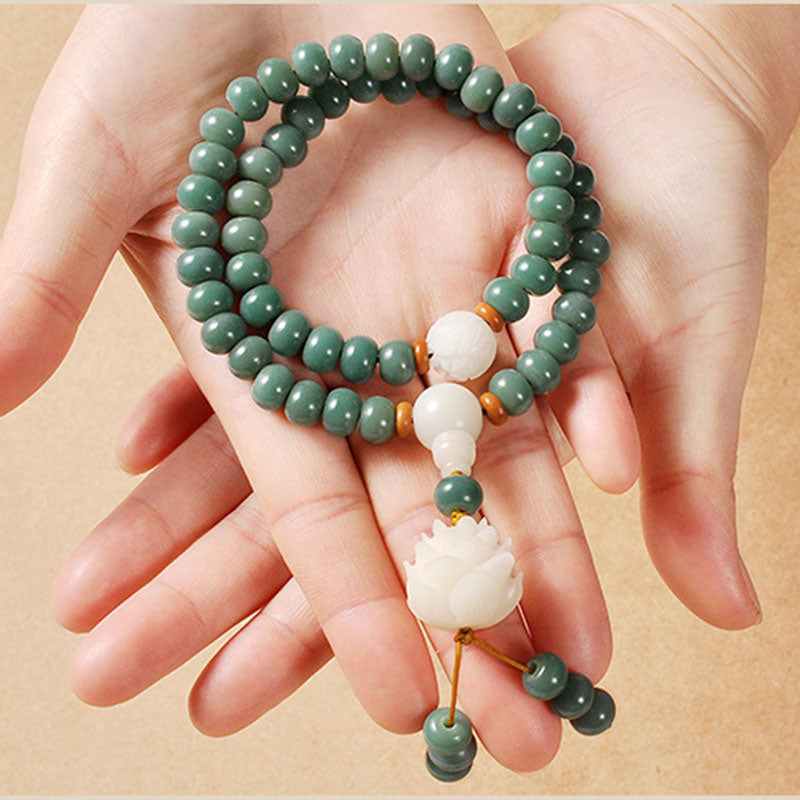 Buddha Stones Lotus Cyan Bodhi Seed Success Bracelet - image 2