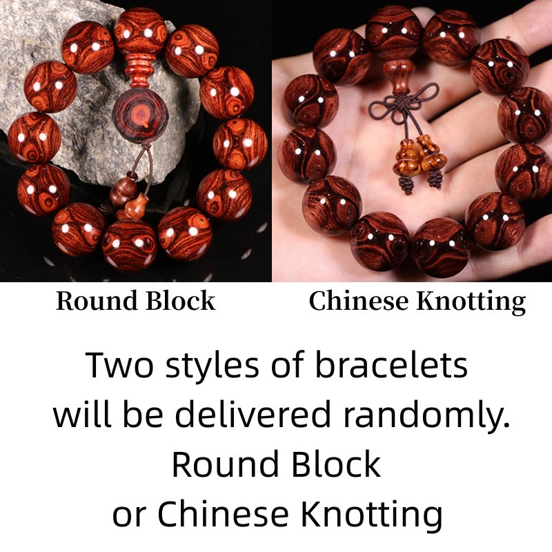 Buddha Stones Tibetan Rosewood Warmth Bracelet (Random Type) - image 2