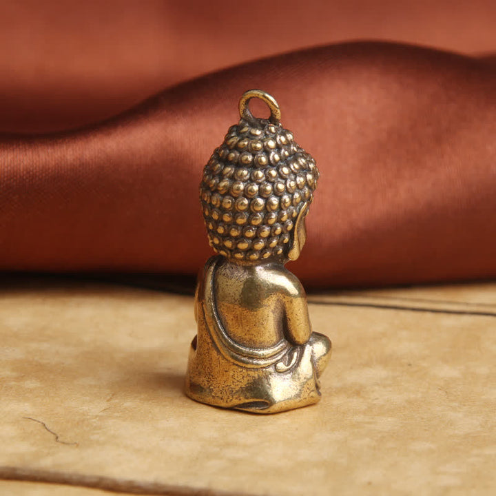 Buddha Compassion Copper Keychain Pendant Decoration - image 4
