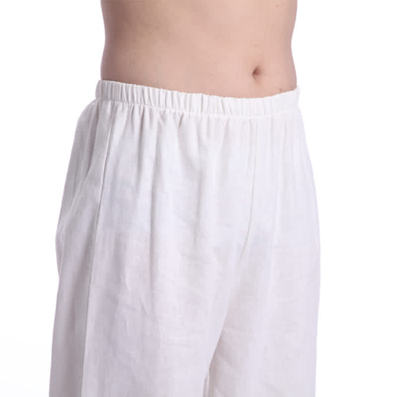 Spiritual Zen Meditation Prayer Practice Cotton Linen Clothing Men's Set - image 16