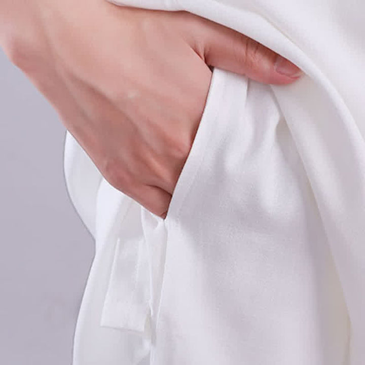 Tai Chi Qigong Meditation Prayer Spiritual Zen Practice Unisex Cotton Linen Clothing Set - image 6