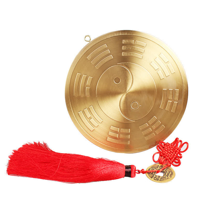 Feng Shui Bagua Map Copper Coin Chinese Knotting Balance Energy Map - image 2