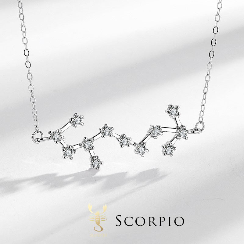 Buddha Stones 925 Sterling Silver 12 Constellations of the Zodiac Astrology Blessing Necklace Pendant - image 11