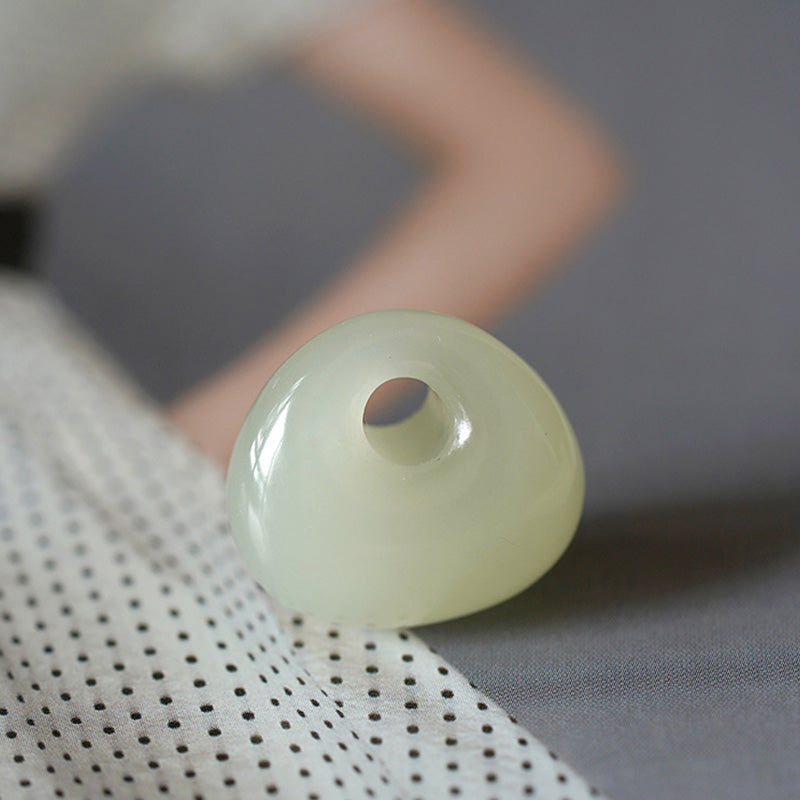 Buddha Stones Natural Jade Luck Prosperity Necklace Pendant - image 12
