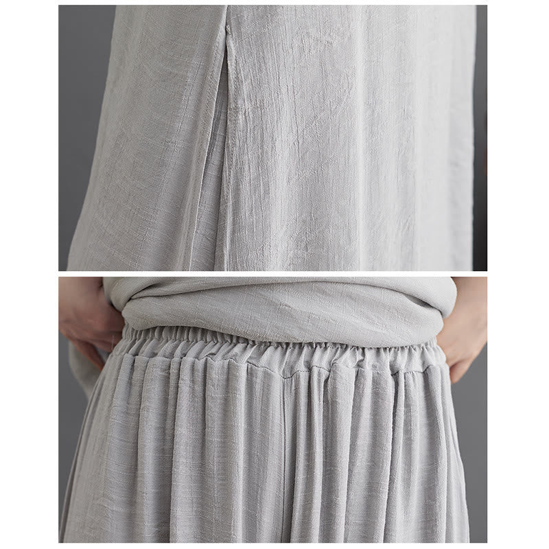 Simple Pattern Meditation Prayer Spiritual Zen Practice Yoga Clothing Women's Set - image 6